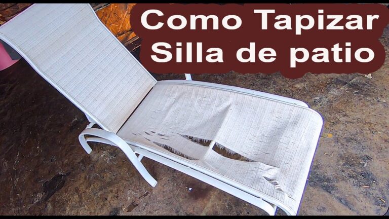 Reparación de sillas de jardín: Soluciones prácticas con tela de calidad